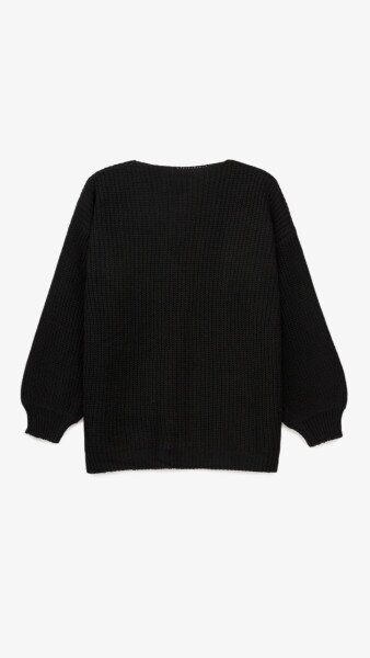 Купить Кардиган однотонный женский 1025 One Size Черный Артикул: 2000999177507 Фото №11