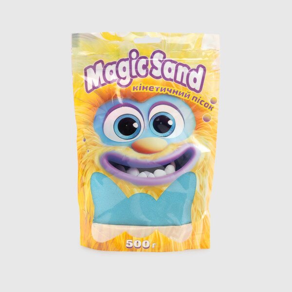 Купити Кінетичний пісок "Magic sand в пакеті" STRATEG 39403-3 Блакитний (4823113865160) Артикул: 4823113865160 Фото №1