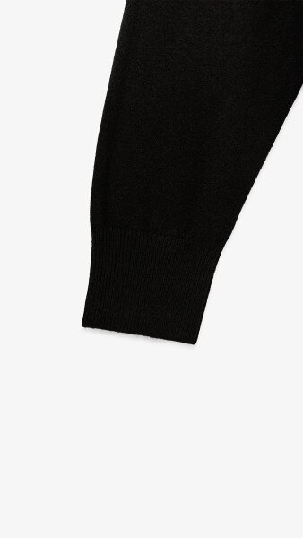 Купить Кофта однотонная женская On me T23163 One Size Черный Артикул: 2000999154478 Фото №8