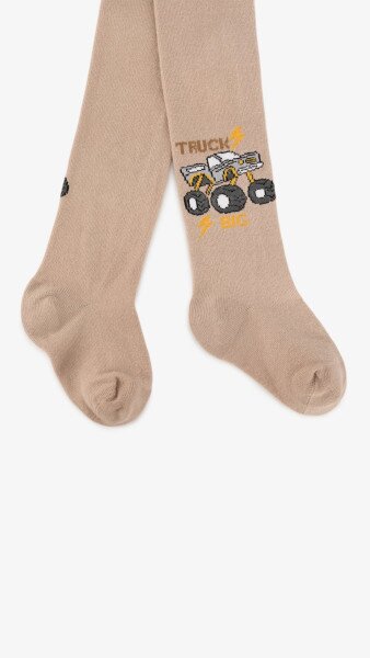 Купить Колготы для мальчика PierLone PL-2440 86-92 см Кофейный Артикул: 2000999408045 Фото №3