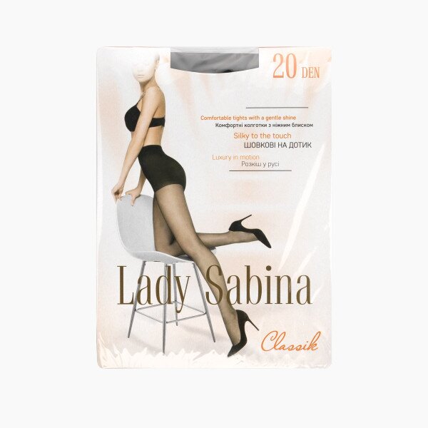 Купить Колготки Lady Sabina 20den 3 Черный (2000989278139A) Артикул: 2000989278139 Фото №1