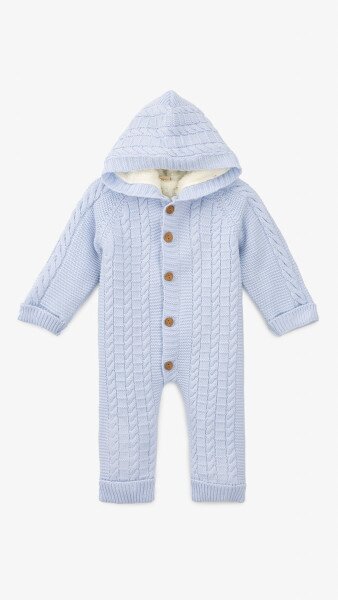 Купити Комбінезон для хлопчика Mini Papi 51008 74 см Блакитний Артикул: 2000999321634 Фото №1