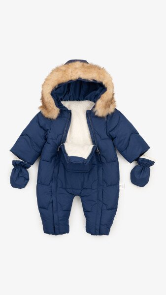 Купити Комбінезон для хлопчика Snowgenius 909 62 см Синій Артикул: 2000999286605 Фото №5