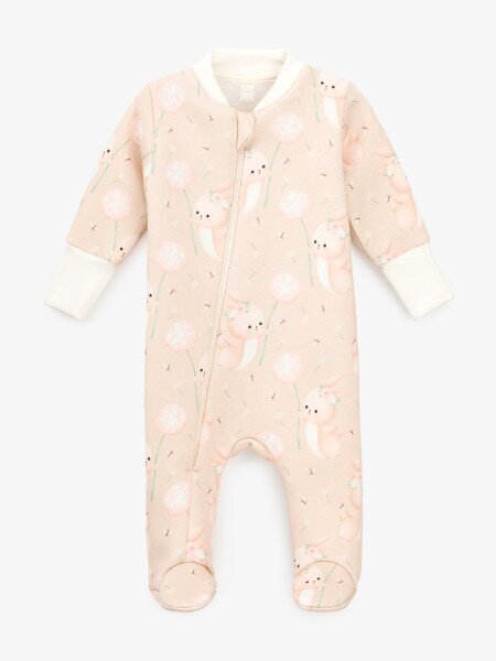 Купить Комбинезон (ромпер) Зайка для девочки Baby Life 21-31 56 см Разноцветный Артикул: 2000999617942 Фото №1
