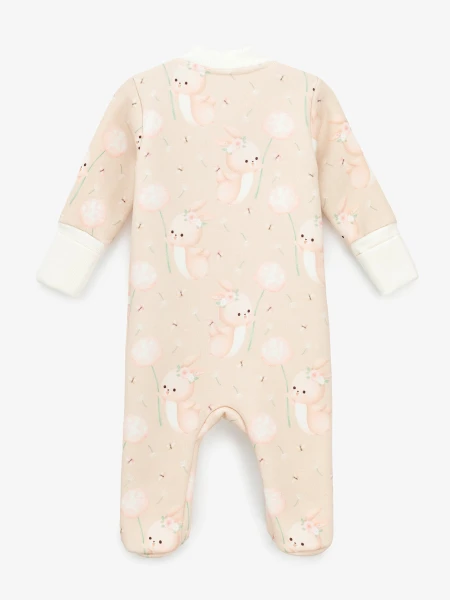 Купити Комбінезон (ромпер) Зайка для дівчинки Baby Life 21-31 68 см Різнокольоровий Артикул: 2000999617966 Фото №5