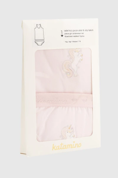 Комплект белья для девочки Katomino K128387 134-140 см Розовый (2000990444974A)  Фото №9