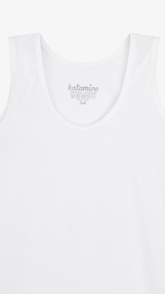 Купить Комплект белья майка+трусы для девочки Katomino K128515 98-104 см Белый Артикул: 2000999215513 Фото №3