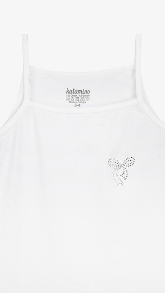 Купить Комплект белья майка+трусы для девочки Katomino K128622 1-2 года Белый Артикул: 2000999284328 Фото №3