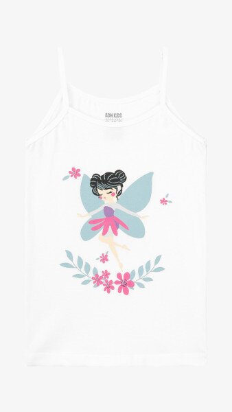 Купить Комплект майка+трусики для девочки ADN Kids 8630 2-3 года Белый Артикул: 2000999245022 Фото №2