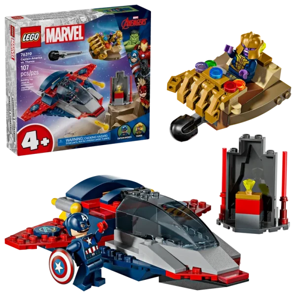 Купить Конструктор LEGO Капитан Америка против Таноса 76319 107 эл. Разноцветный Артикул: 5702017817910 Фото №2