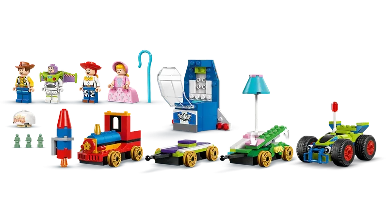 Купити Конструктор LEGO Святкування з Історії Іграшок: потяг і авто для перегонів 43264 206 ел. Різнокольоровий Артикул: 5702017814520 Фото №3