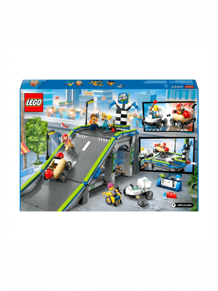 Купити Конструктор LEGO Жодних обмежень: Автодром для гоночних автомобілів 60460 436 ел. Різнокольоровий Артикул: 5702017812601 Фото №6