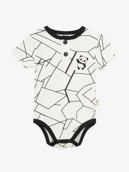 Купить Костюм боди+шорты для мальчика Mini Papi 26109 3-6 месяцев Белый Артикул: 2000999603808 Фото №2