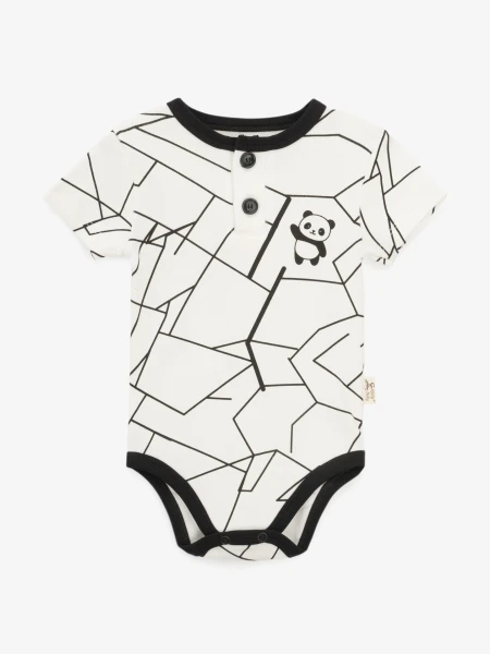Купити Костюм боді+шорти для хлопчика Mini Papi 26109 3-6 місяців Білий Артикул: 2000999603808 Фото №2