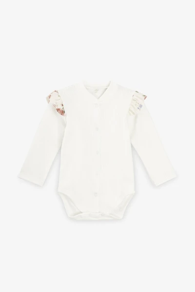 Костюм боді+штани+пов&#039;язка для дівчинки Baby Life 945-1 68 см Рожевий  Фото №5