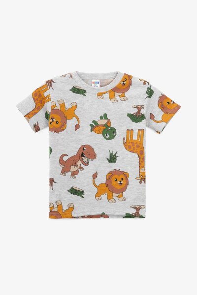 Купить Костюм футболка+шорты для мальчика Happy Kids 255 92 см Серый Артикул: 2000991020948 Фото №2