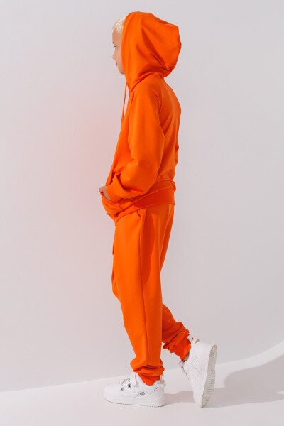 Купити Костюм худі+штани дитячий Dinomin DM2401-1 152 см Помаранчевий (2000990558268D) Артикул: 2000990558268 Фото №11