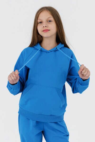 Купити Костюм худі+штани дитячий Dinomin DM2401 128 см Синій (2000990558091D) Артикул: 2000990558091 Фото №4