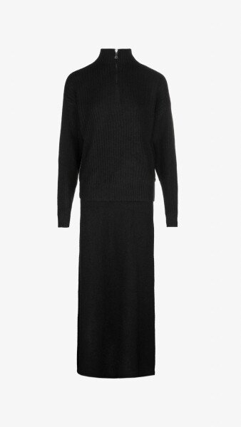 Купить Костюм однотонный женский T321 One Size Черный Артикул: 2000999184284 Фото №7