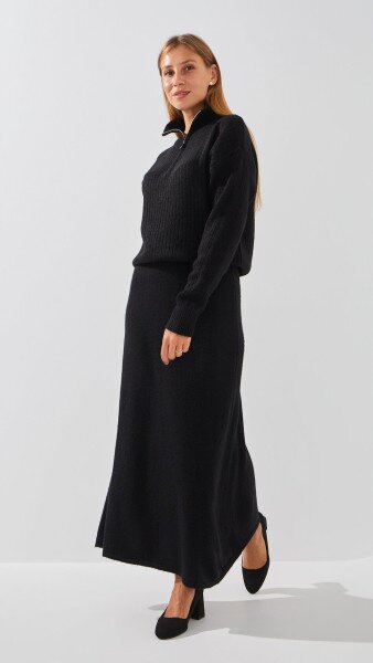Купить Костюм однотонный женский T321 One Size Черный Артикул: 2000999184284 Фото №2