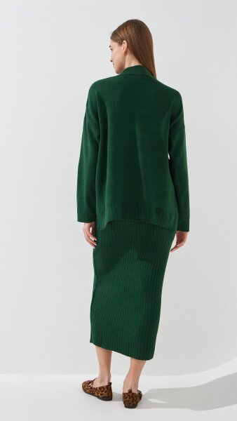 Купить Костюм однотонный женский Park karon 10270 One Size Темно-зеленый Артикул: 2000990151506 Фото №5