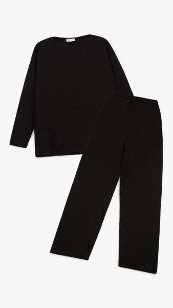 Купити Костюм однотонний жіночий Park karon 10801 One Size Чорний Артикул: 2000990622693 Фото №7