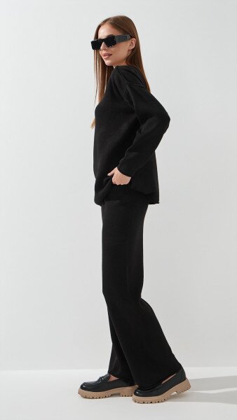 Купити Костюм однотонний жіночий Park karon 10801 One Size Чорний Артикул: 2000990622693 Фото №4