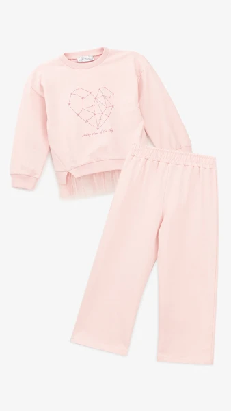 Купить Костюм свитшот+брюки для девочки Baby Show 14705 98 см Розовый Артикул: 2000999521577 Фото №8