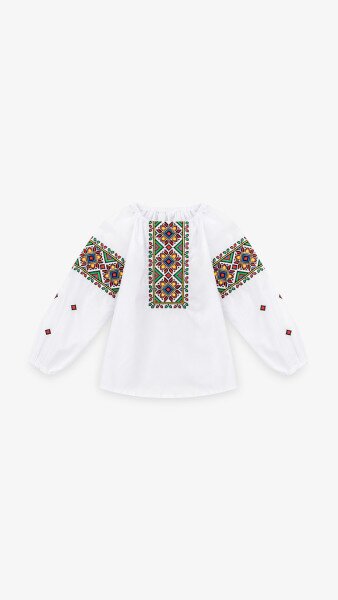 Купить Костюм вышиванка(верх+низ) для девочки РОКСОЛАНА 98 см Бордовый Артикул: 2000902589335 Фото №8