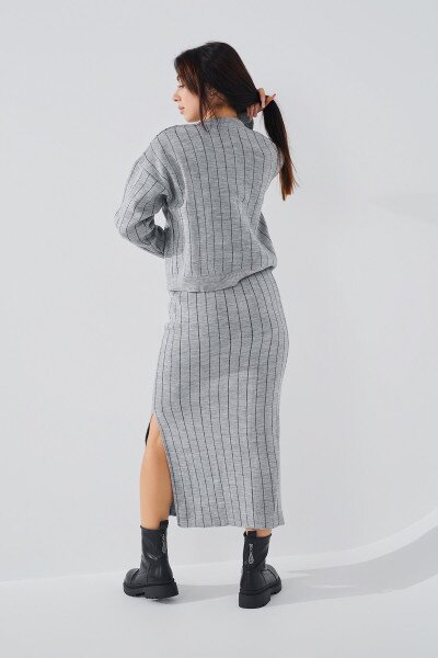 Купити Костюм жіночий Femme 10104 One Size Сірий (2000990184634D) Артикул: 2000990184634 Фото №6