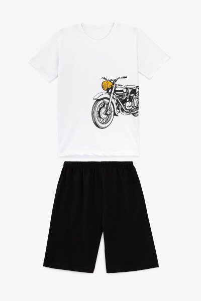 Купить Костюм футболка+шорты для мальчика Happy Kids 018 128 см Белый Артикул: 2000991021181 Фото №15