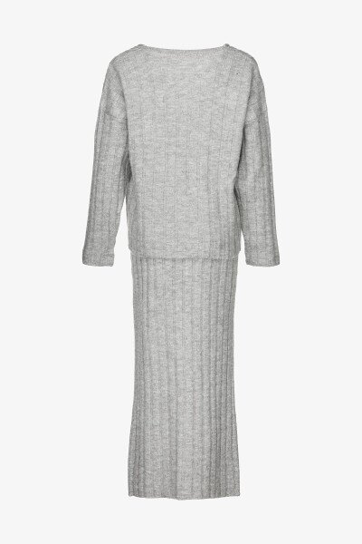 Купити Костюм однотонний жіночий Park karon 8406 One Size Сірий Артикул: 2000990782359 Фото №13