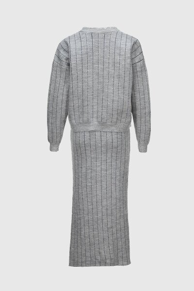 Купити Костюм жіночий Femme 10104 One Size Сірий (2000990184634D) Артикул: 2000990184634 Фото №9