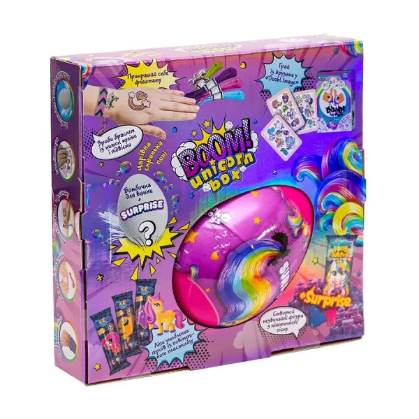 Купить Креативное творчество "Boom! Unicorn Box" BUB-01-01U Разноцветный Артикул: 4823102810003 Фото №2