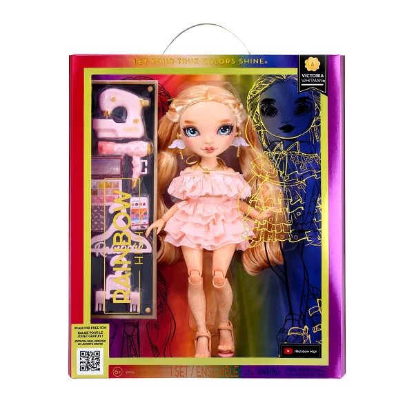 Кукла RAINBOW HIGH S23 - ВИКТОРИЯ ВАЙТМЕН с аксессуарами 583134 Разноцветный (6900007318976)  Фото №6