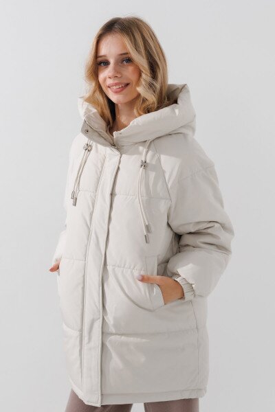 Купить Куртка для девочки 3959 116 см Молочный (2000990599490W) Артикул: 2000990599490 Фото №3