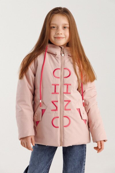 Купить Куртка для девочки HL-612 98 см Пудровый (2000990257284D) Артикул: 2000990257284 Фото №1