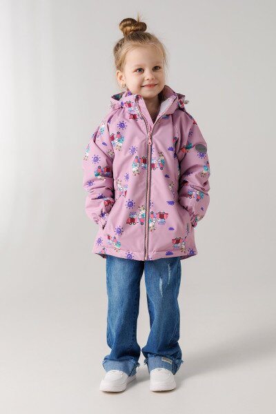 Купить Куртка для девочки Snowgenius B22-026 92 см Темно-пудровый (2000990234940D) Артикул: 2000990234940 Фото №1