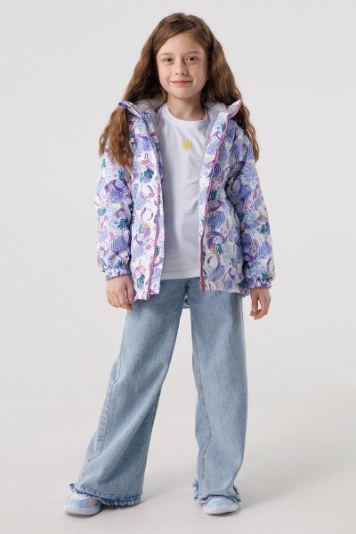 Купить Куртка для девочки Snowgenius D639-03 104 см Белый (2000990235138D) Артикул: 2000990235138 Фото №2