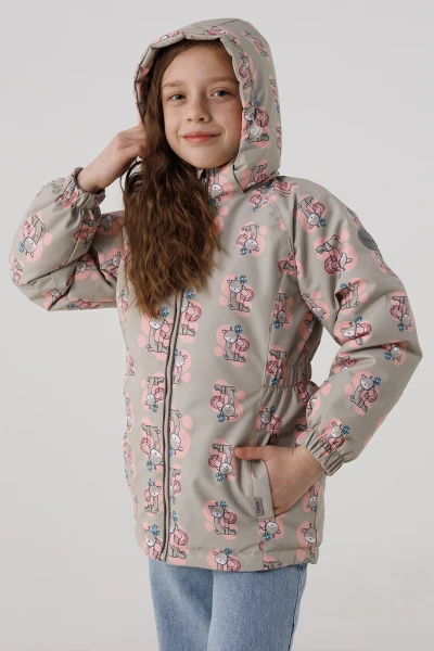 Купити Куртка для дівчинки Snowgenius D639-05 92 см Бежевий (2000990234988D) Артикул: 2000990234988 Фото №4