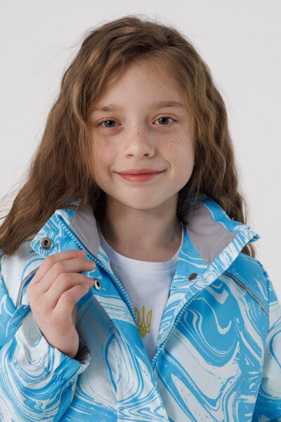 Купить Куртка для девочки Snowgenius D639-08 116 см Голубой (2000990235244D) Артикул: 2000990235244 Фото №5