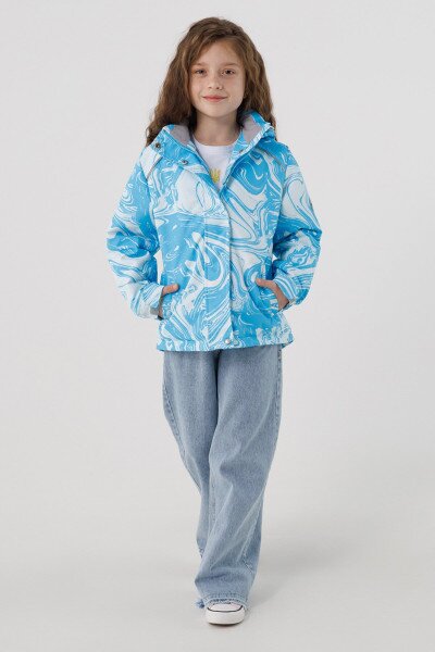 Купить Куртка для девочки Snowgenius D639-08 116 см Голубой (2000990235244D) Артикул: 2000990235244 Фото №2