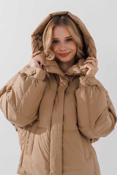 Купити Куртка для дівчинки Venidise 994071 146 см Бежевий (2000990767547W) Артикул: 2000990767547 Фото №5