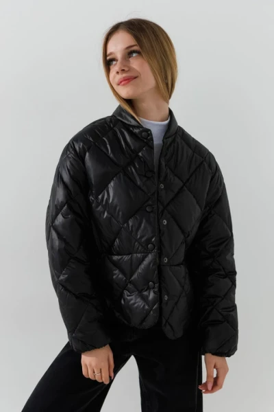 Куртка для дівчинки LAWA GBC02333 134 см Чорний  Фото №0