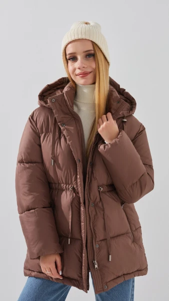 Купить Куртка для девочки LAWA GBC02354 152 см Коричневый Артикул: 2888000021779 Фото №3