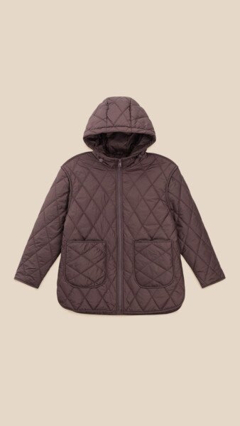 Купить Куртка короткая для девочки LAWA GBC02363 134 см Коричнево-сливовый Артикул: 2000999514265 Фото №9
