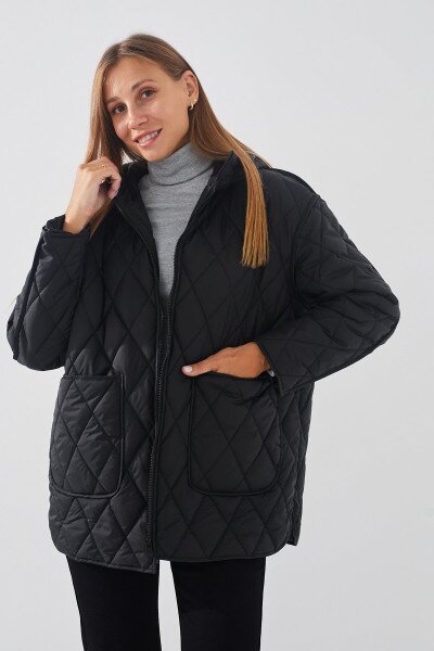 Купить Куртка однотонная женская LAWA WBC02417 XS Черный Артикул: 2000990766465 Фото №1