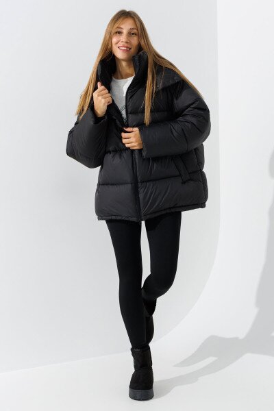 Купить Куртка однотонная женская LAWA WBC02422 XS/S Черный Артикул: 2000990806598 Фото №5