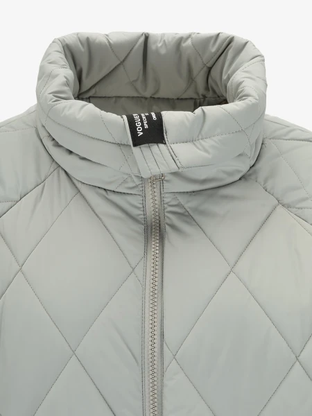 Купить Куртка однотонная женская GENUA G01116-0001 4XL Оливковый Артикул: 2000999416828 Фото №2