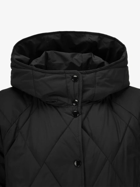 Купить Куртка однотонная женская GENUA G01116-0006 XL Черный Артикул: 2000999417153 Фото №2
